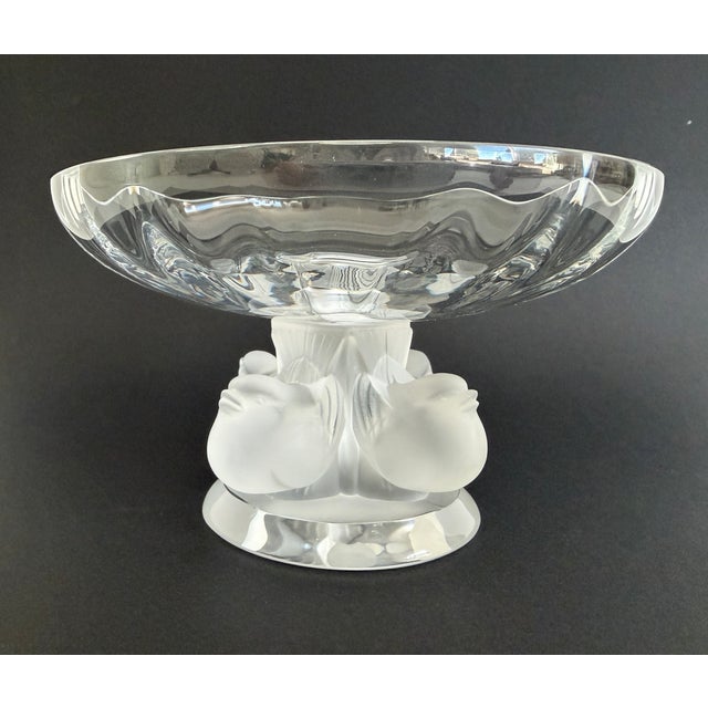Lalique 1966 Lalique Nogent Crystal Bowl For Sale - Image 4 of 5