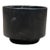 Mid-Century Modern Black Planter by Gainey Pottery, 9.75\" Diameter For Sale