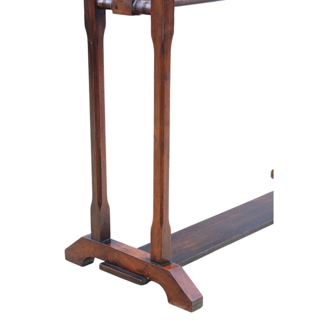 Antique Mahogany Towel Rail Stand, 1900 For Sale - Image 3 of 6