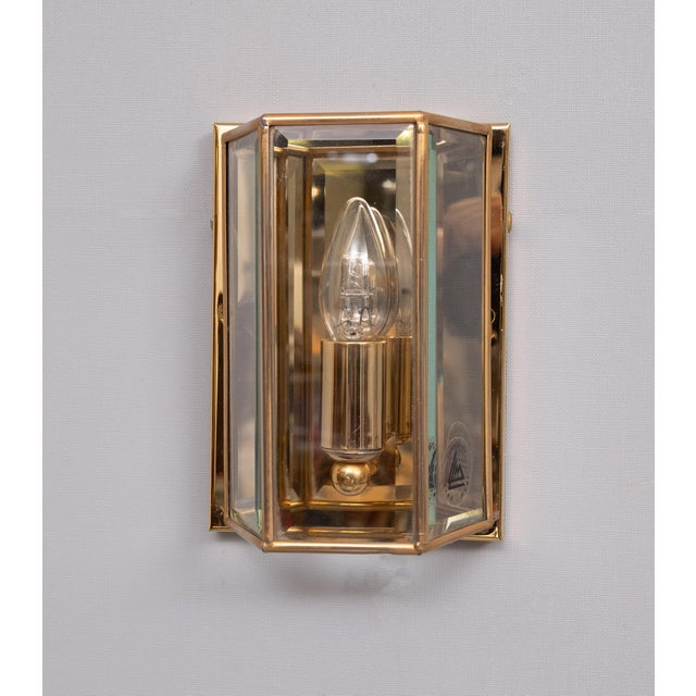 1970s Hollywood Regency Brass Wall Lamps, 1970s, Set of 2 For Sale - Image 5 of 5