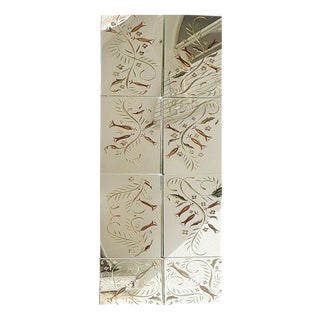 Art Deco Modular Mirror, France, 1940s, Set of 8 For Sale