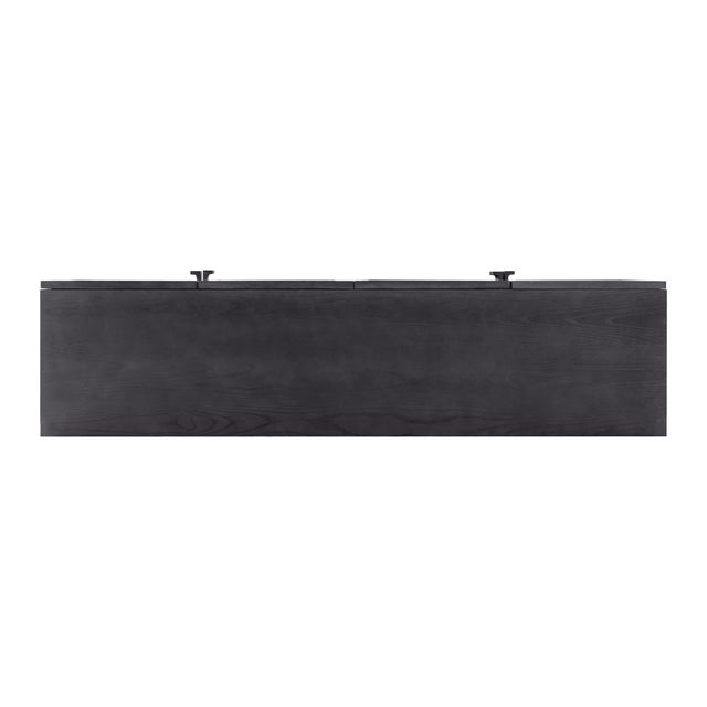 2020s Nolan Black Wood Media Console For Sale - Image 5 of 8