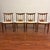 Set of four afromosia (African teak) and teak dining chairs made in the U.K. by G-Plan circa 1960's. These are from the...