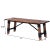 The possibilities are limitless! This industrial-style bench is crafted from mango Wood solids and trimmed out with black...