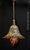 Art Deco Tiffany Style Stained Glass Acorn Pendant Light, 1940s For Sale - Image 15 of 18