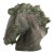 VTG Flaming Mane Horse Head Sculpture by J. Killian Spratt, Austin Productions For Sale