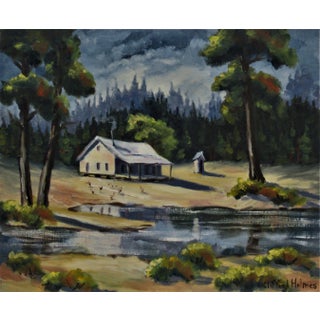 Clifford Holmes, Landscape with House, California For Sale