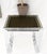 Set of Wide Rectangle Shape Chrome & Smoked Glass Nesting End Side Tables For Sale - Image 18 of 18