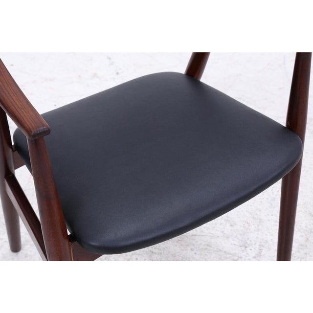 Wood Mid-Century Danish Teak Chair by Th. Harlev for Farstrup Møbler, 1960s For Sale - Image 7 of 16