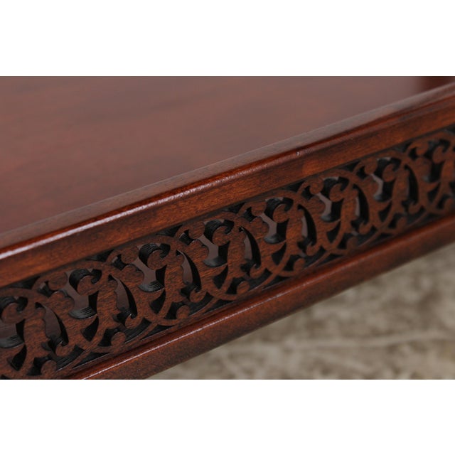 John Widdicomb Marquetry Inlaid Serving Bar Cart For Sale - Image 14 of 18