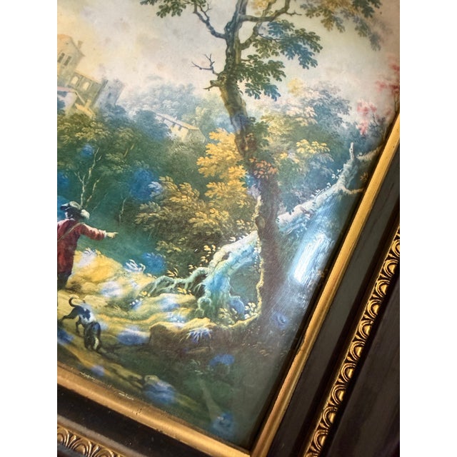 1970s Porcelain Plaque by Emaux Limoges Helca for Cignaroli, 1890s For Sale - Image 5 of 9