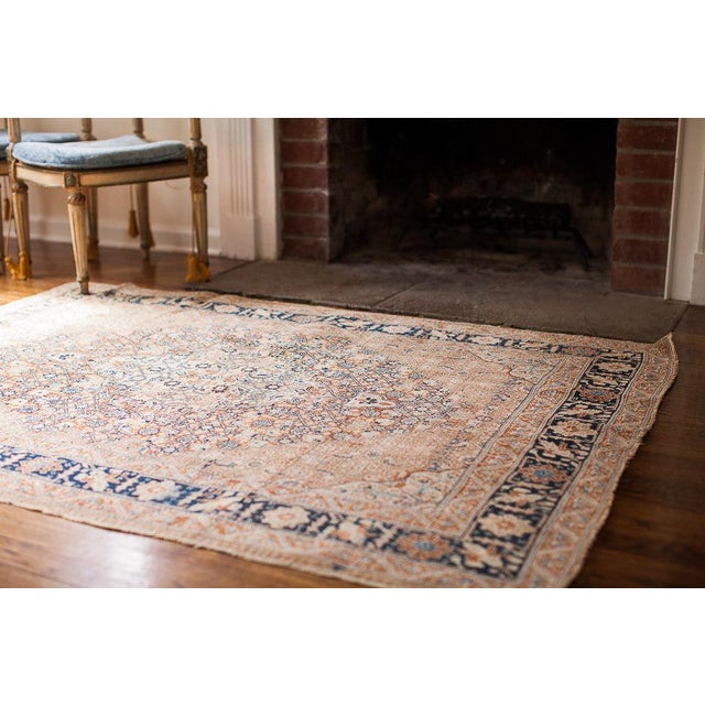 Fine Antique Tabriz Area Rug - 4'4" x 5'10" For Sale - Image 10 of 17