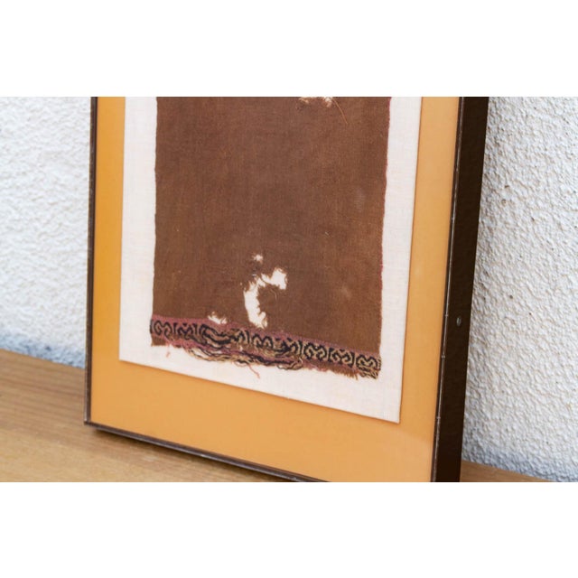Ancient Chimu Pre-Columbian Framed Textile Art For Sale - Image 4 of 8