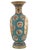Avocado Large Japanese Cloisonne Enamel Meiji Totai Shippo Vase, Kinkozan School For Sale - Image 8 of 10