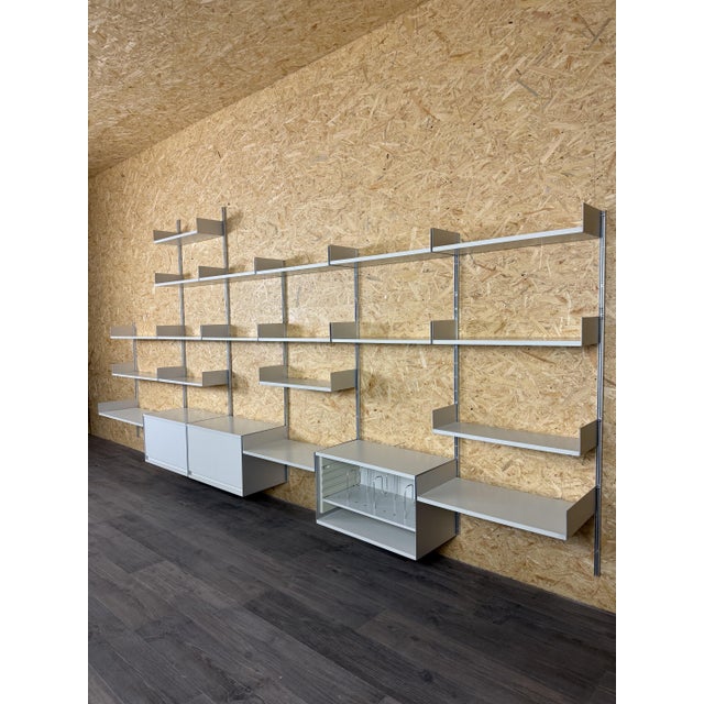 Silver Vintage Wall Unit by Dieter Rams for Vitsoe, 1970s For Sale - Image 8 of 18