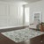 2020s 9x12 Cassandra Bianca Green Classic Floral Hand Knotted Afghan Wool Carpet Rug For Sale - Image 5 of 9