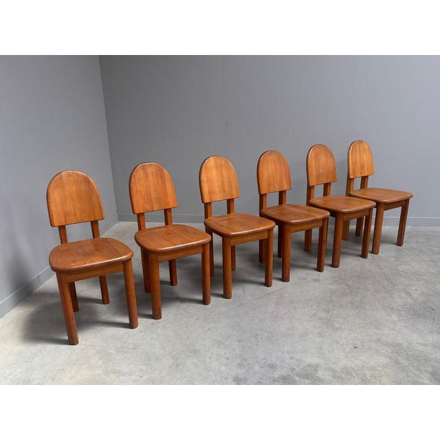 Vintage Oak Dining Chairs from Wasa, 1990s, Set of 6 For Sale - Image 3 of 16