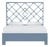 Darien Standard Bed Queen, Regatta Blue For Sale