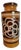 Vase with Flower Decoration from Scheurich Keramik, 1970s For Sale