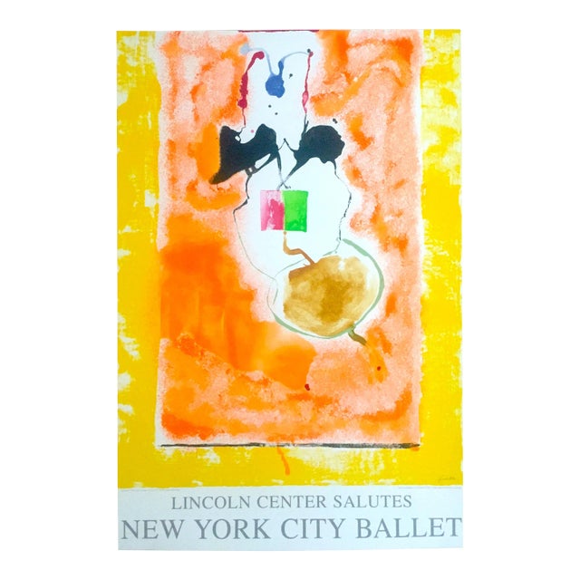 Helen Frankenthaler Lmtd Edtn Extra Large Abstract Expressionist Hand Pulled Silkscreen Serigraph Print " Solar Imp " 1995 For Sale