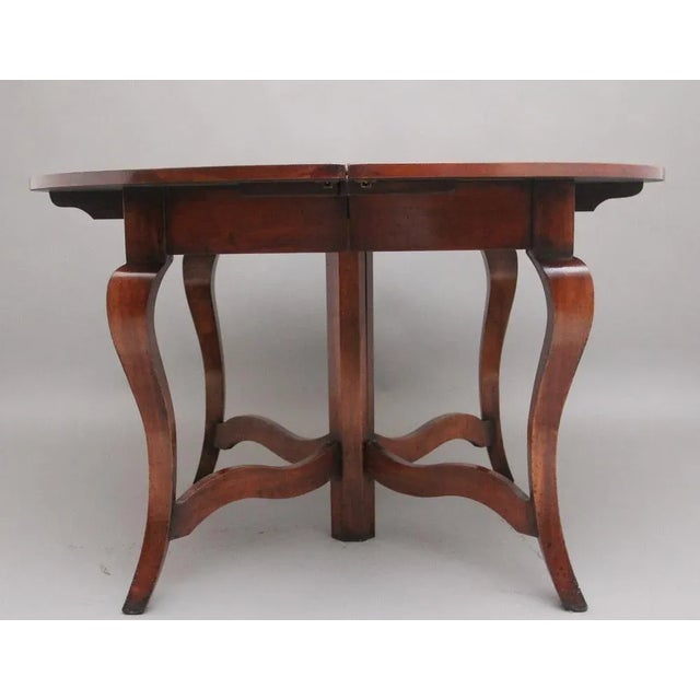 Wood Extending Dining Table in Cherry Wood, 1990 For Sale - Image 7 of 10
