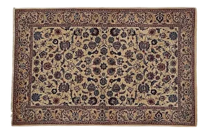 1970s Sino Persian Isphahan Rug - 3'7" X 5'8"