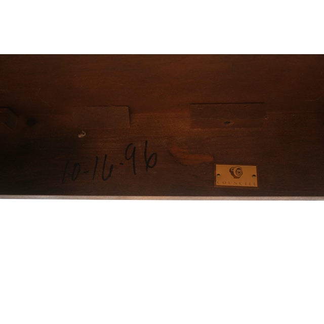 Councill Craftsmen Inlaid Mahogany Console Table For Sale - Image 14 of 14