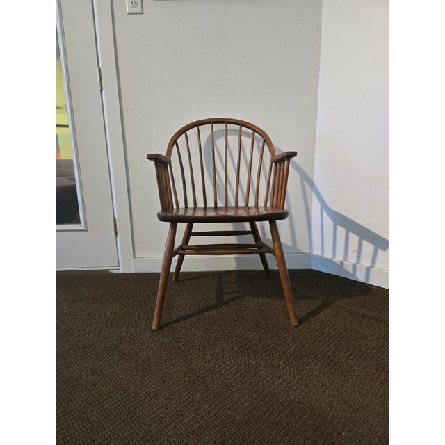 Mid-Century Modern 1960s Pair of Claud Bunyard's Cb10 Neo-Windsor Armchairs For Sale - Image 3 of 6