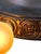 1920s Pendant With Acorn Shaped Shade and Four Bare Bulbs and Original Paint Finish For Sale - Image 4 of 14