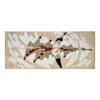 Mid 20th Century Abstract Expressionist Oil Painting by Joseph Vasica For Sale