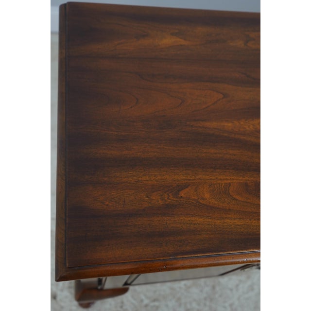 1970s Statton Oxford Cherry Queen Anne Sideboard For Sale - Image 14 of 18