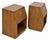1970s Pair of Vintage Henredon Campaign-Style Nightstands/End Tables For Sale - Image 5 of 12