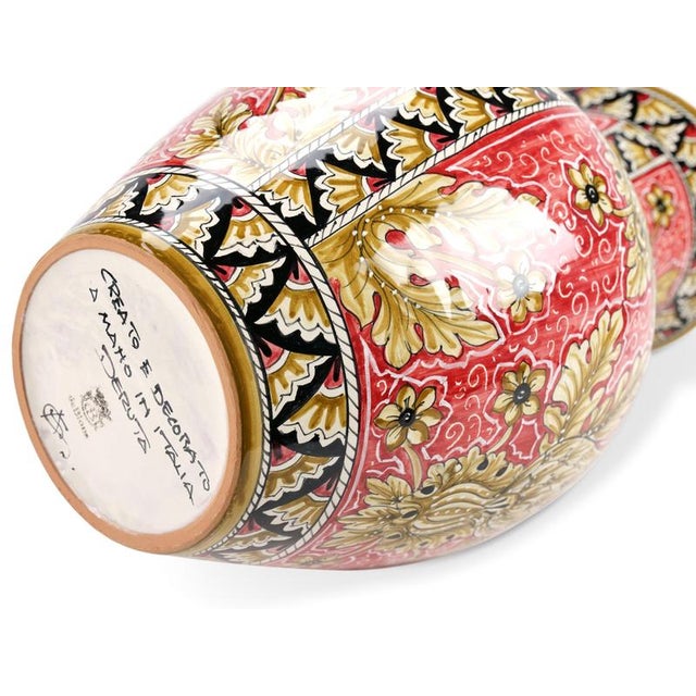 Not Yet Made - Made To Order Oriental Flowers Heritage Vase by Deblona For Sale - Image 5 of 17