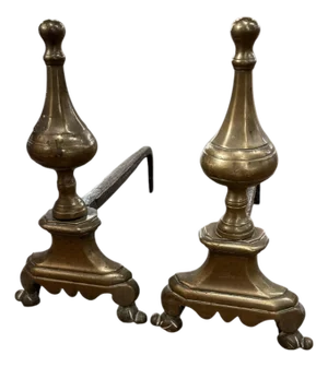 French 18th c Andirons