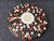 Black Mid 20th Century Mid Century Modern Mosaic Tile Footed Wood Trivet For Sale - Image 8 of 14