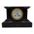 This late 19th-century French mantle clock is a refined example of Neo-Grec design paired with exceptional European...