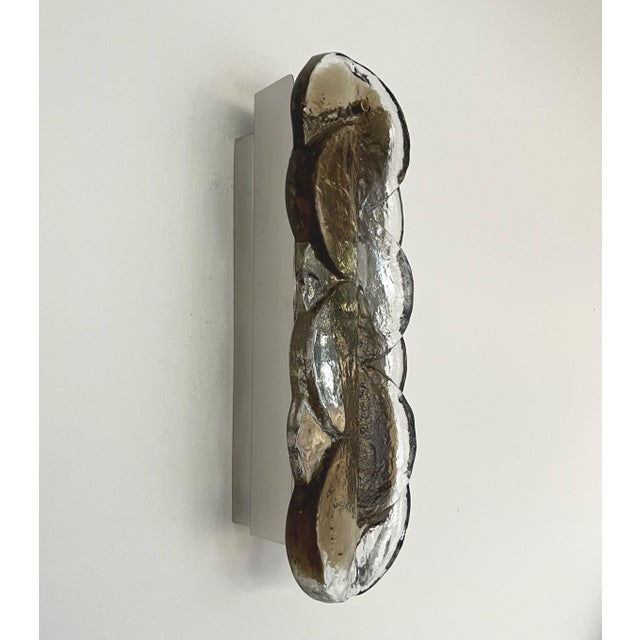 1970s Mid-Century Austrian Citrus Wall Sconces in Murano Glass from Kalmar, 1970s, Set of 4 For Sale - Image 5 of 18