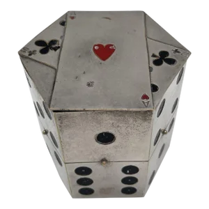 Limited Jeweler Made Dice Cigarette Dispenser by Legros Marius for Dunhill