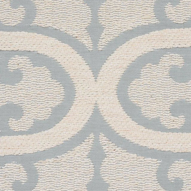 Schumacher Sample - Schumacher Siljan Fabric in Sky For Sale - Image 4 of 5