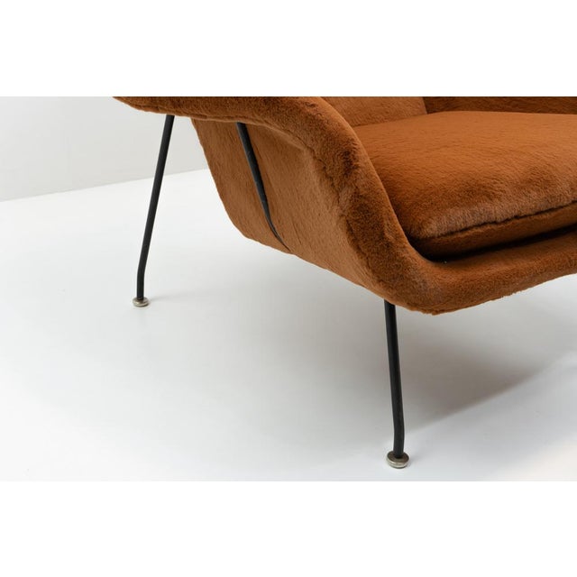 Brown Womb Chair by Eero Saarinen for Knoll, 1960s For Sale - Image 8 of 12