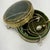 Italian Early 1920s Round Italian Leather Jewelry Box For Sale - Image 3 of 12
