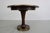 Round Ships Table in Dark Stained Wood with Brass Details by Gustavo Pulitzer-Finali, Italy, 1940s For Sale - Image 13 of 18