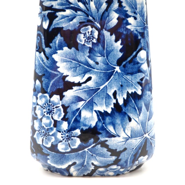 Rörstrand Blue Vase for Rörstrand, Sweden, 1920s For Sale - Image 4 of 11