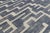 10x14 Modern Maze Blue & Cream Moroccan Geometric Handmade Wool Rug For Sale - Image 11 of 11
