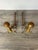 Metal Vintage Brass Fireplace Andirons, a Pair For Sale - Image 7 of 7