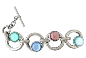 1980s Ben Amun Cabochon Runway Couture Bracelet