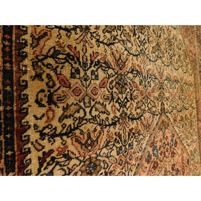 Antique Persian Sarouk Farahan Rug - 4′ × 6′2″ For Sale - Image 11 of 13