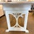 Early 21st Century Habersham Antiqued White Trestle Dining Table With Scrollwork Base For Sale - Image 5 of 7