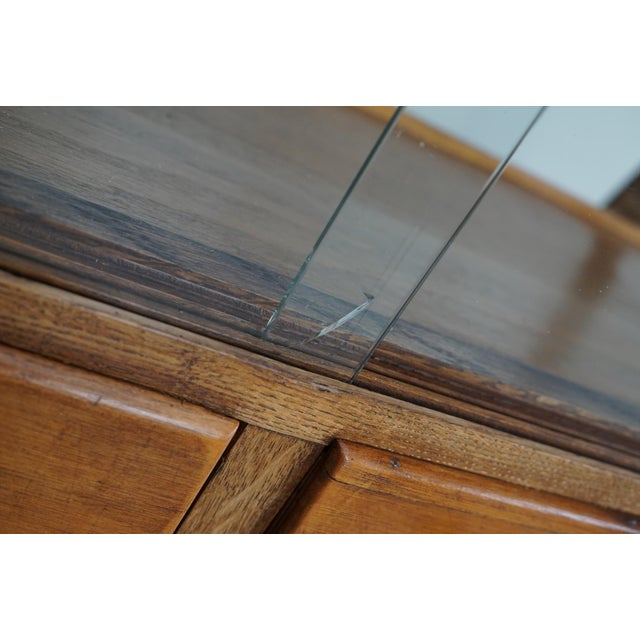 Spanish Beech and Oak Haberdashery Cabinet or Shop Counter, 1950s For Sale - Image 9 of 18