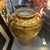 Traditional 49" Gold Finished Vase Urn With Matching Base For Sale - Image 3 of 11